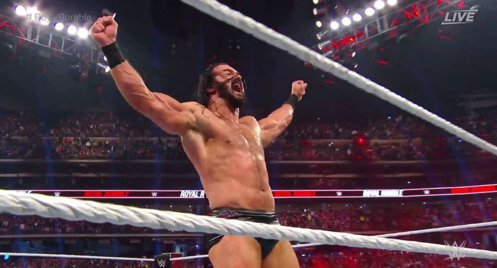 WWE | Royal Rumble 2020: Drew McIntyre ganó la Batalla Real tras eliminar a Roman Reigns | VIDEO ...