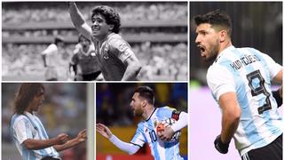 El 'Kun' hace historia: los máximos goleadores de la Selección de Argentina