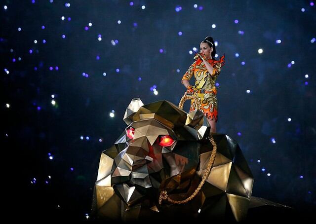 Katy Perry (Super Bowl 49 en 2015). (Getty)