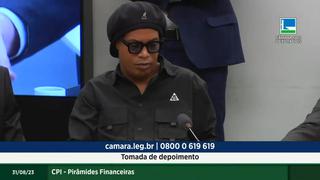Brasil: Ronaldinho declaró ante el Congreso no estar relacionado en una ‘estafa piramidal’ de Criptomonedas
