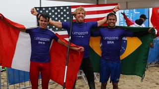 ¡Y Perú llega a 13! Itzel Delgado ganó la medalla de bronce en Carrera Stand Up Paddle en Punta Rocas en Lima 2019