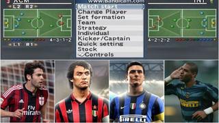 Salía de memoria: las alineaciones que utilizabas en el 'Winning Eleven' para un Inter vs. Milan [FOTOS]