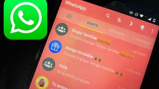 WhatsApp y el truco para cambiar el color de la aplicación a rosa: pasos