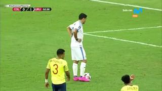 ¡Goleador histórico! Suárez anota el 2-0 para Uruguay vs. Colombia [VIDEO]