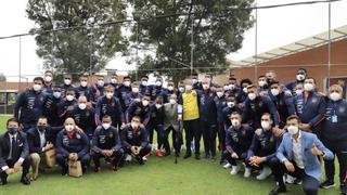 A un día del partido con Perú: la selección de Ecuador recibió la visita del presidente Guillermo Lasso 