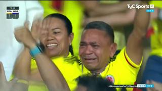 ¡Con su papá en la tribuna! Gol y doblete de Díaz para el 2-1 de Colombia vs. Brasil