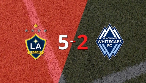 LA Galaxy goleó 5-2 a Vancouver Whitecaps FC con doblete de Samuel Grandsir