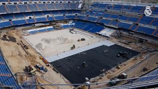 ¿Cómo van trabajos de remodelación del estadio Santiago Bernabéu? [VIDEO]