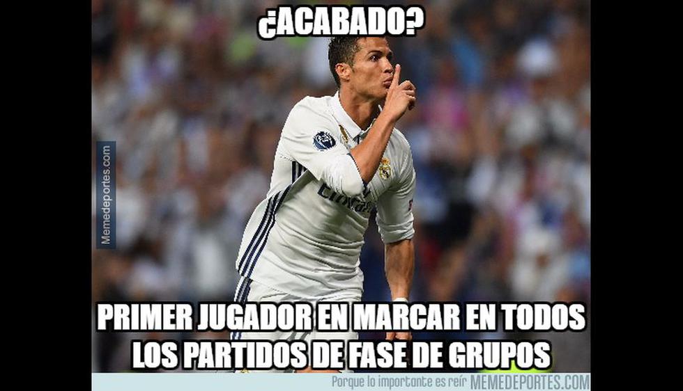 Los mejores memes de la victoria de Real Madrid sobre Borussia Dortmund con gol de Cristiano Ronaldo. (Meme Deportes / Difusión)