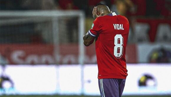 Arrepentido de lo que hizo: el mensaje de Arturo Vidal tras la expulsión ante Ecuador. (Twitter)