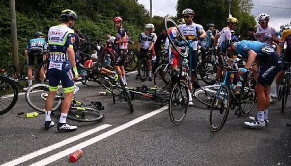 Tour de Francia retiró denuncia contra la espectadora que provocó caída masiva. (Getty Images)