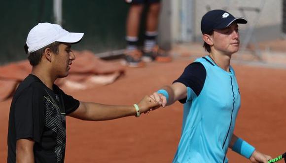 Ignacio Buse y Gonzalo Bueno jugarán la final de Roland Garros Junior. (Foto: Twitter)