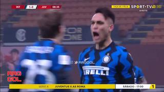 No pudieron detener al ‘Toro’: Lautaro Martínez anotó el 1-0 de Inter vs. Juventus por Copa Italia [VIDEO]