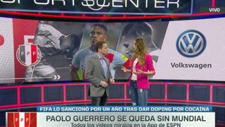 La particular manera con la que informó ESPN la suspensión de Guerrero [VIDEO]