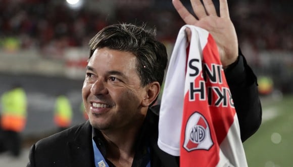 River Plate recibió canción conmemorativa por la Copa Libertadores 2018. (Foto: AFP)
