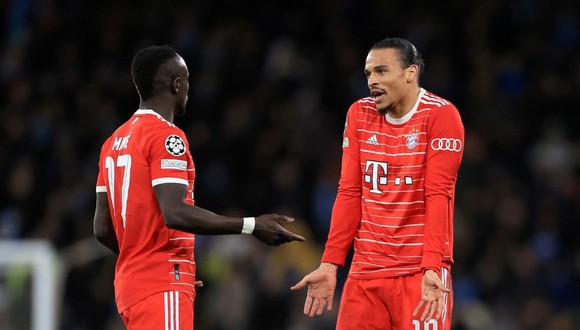 Sadio Mané y Leroy Sané tuvieron una gresca en los vestuarios del Bayern tras la derrota ante el City. (Foto: Getty Images)