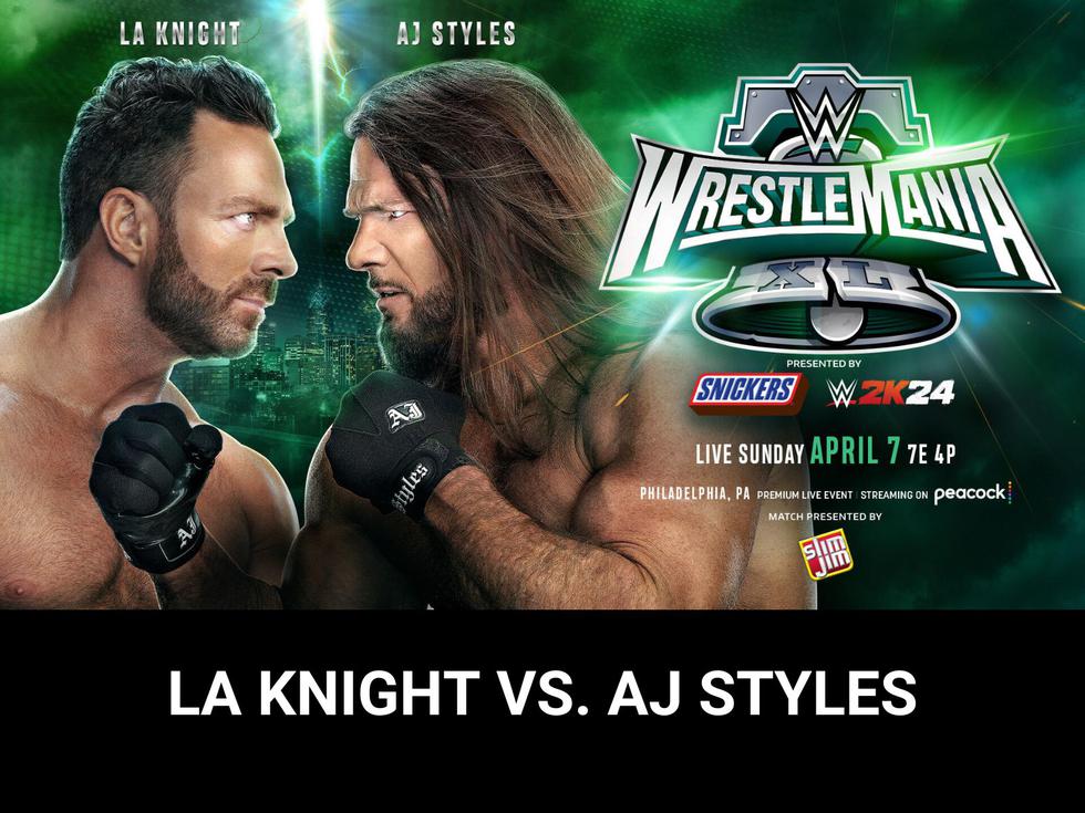LA Knight vs. AJ Styles