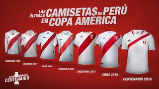 Selección peruana: las últimas camisetas de Perú en Copa América (FOTO INTERACTIVA)