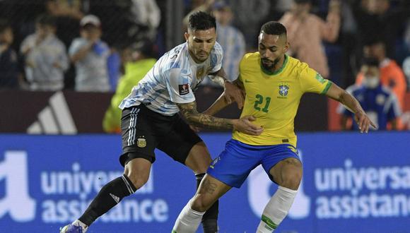 Argentina vs. Brasil EN VIVO vía TyC Sports: canales de TV, fecha y hora desde Barranquilla. (Foto: AFP)