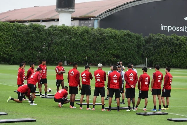 La Selección Peruana completó su tercer día de entrenamiento en la Videna. (Foto: Jesús Saucedo / GEC)