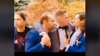 La novia no podía creerlo: le hizo pensar que llegó borracho a su boda y reacción es viral [VIDEO]
