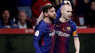 El malestar de la Champions: Messi lamentó que Iniesta "no se vaya con un triplete"