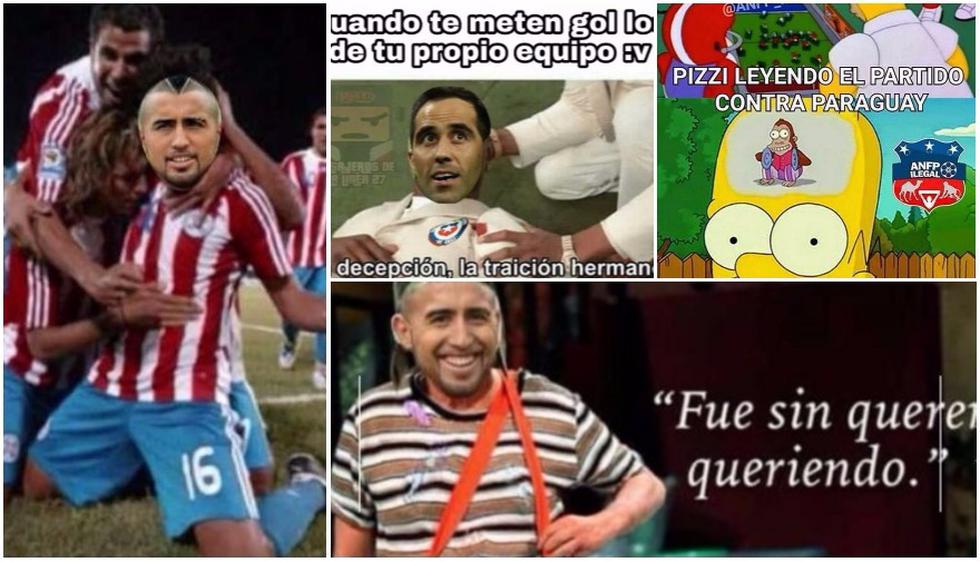 Los mejores memes que dejó el choque Chile-Paraguay por Eliminatorias Rusia 2018. (Difusión)