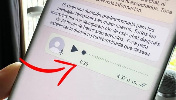 Ya no sufras buscando una información en los audios largos de WhatsApp, mejor utiliza esta nueva función para ubicarla en cuestión de segundos. (Foto: Depor)