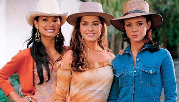 Paola Rey, Danna García y Natasha Klauss son las protagonistas de "Pasión de gavilanes" (Foto: Telemundo)