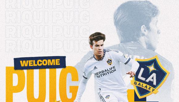 Riqui Puig es nuevo jugador de LA Galaxy. (Foto: Los Ángeles Galaxy)