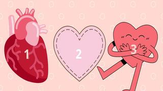 El corazón que escojas en el test de personalidad revelará tu lado romántico