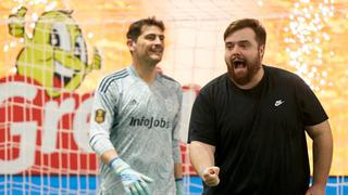 ¡Ibai le anotó gol a Iker Casillas! Streamer marcó de penal en la Kings League [VIDEO]