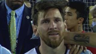 Lionel Messi rompió en llanto tras un nuevo fracaso con Argentina