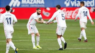 Con Varane de ’9’: Real Madrid lo dio vuelta y venció 2-1 a Huesca por LaLiga