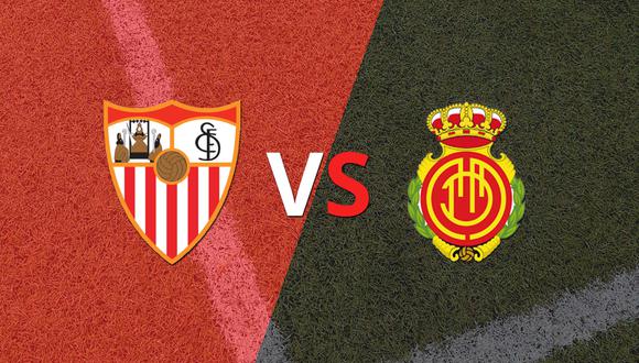 Comenzó el segundo tiempo y Sevilla está empatando con Mallorca en el estadio Estadio de La Cartuja