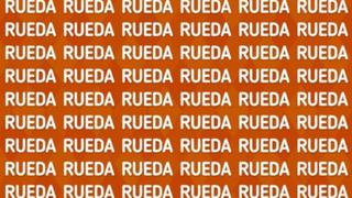 Debes hallar la palabra diferente en la imagen llena de “Rueda” en menos de 10 segundos