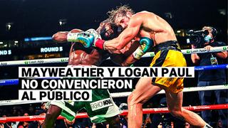 ¡No hubo nocaut! Floyd Mayweather y Logan Paul no convencieron al público tras su pelea de exhibición en Miami