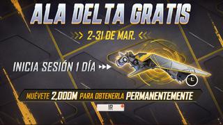 Free Fire: consigue el Ala Delta MK1 gratis solo haciendo esto en tus partidas