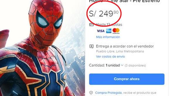 Spider-Man: No Way Home”: revendedores multiplican los precios de las  entradas y las venden en redes sociales | Cineplanet | Cinemark | Cinépolis  | Comprar entradas Facebook | Mercado Libre | Reventa | DEPOR-PLAY | DEPOR