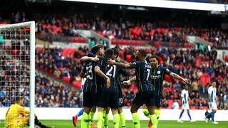 ¡A la final! Manchester City venció 1-0 al Brighton y clasificó a la final de la FA Cup 2019