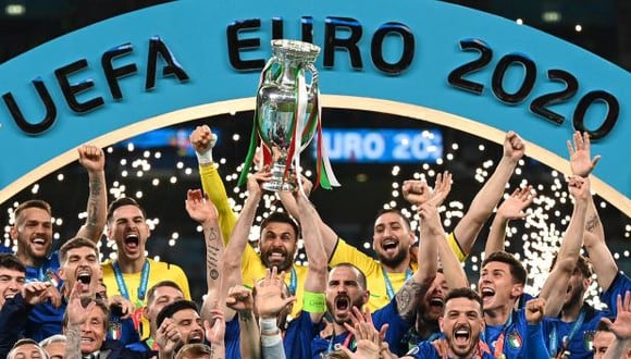 Italia consiguió su segundo título de la Eurocopa en toda la historia. (Foto: AFP)