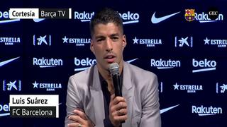 Luis Suárez: “me tengo que ir orgulloso del Barcelona”