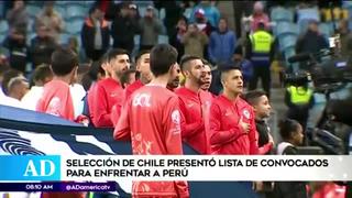 Chile oficializa lista de convocados para el partido contra la Selección Peruana