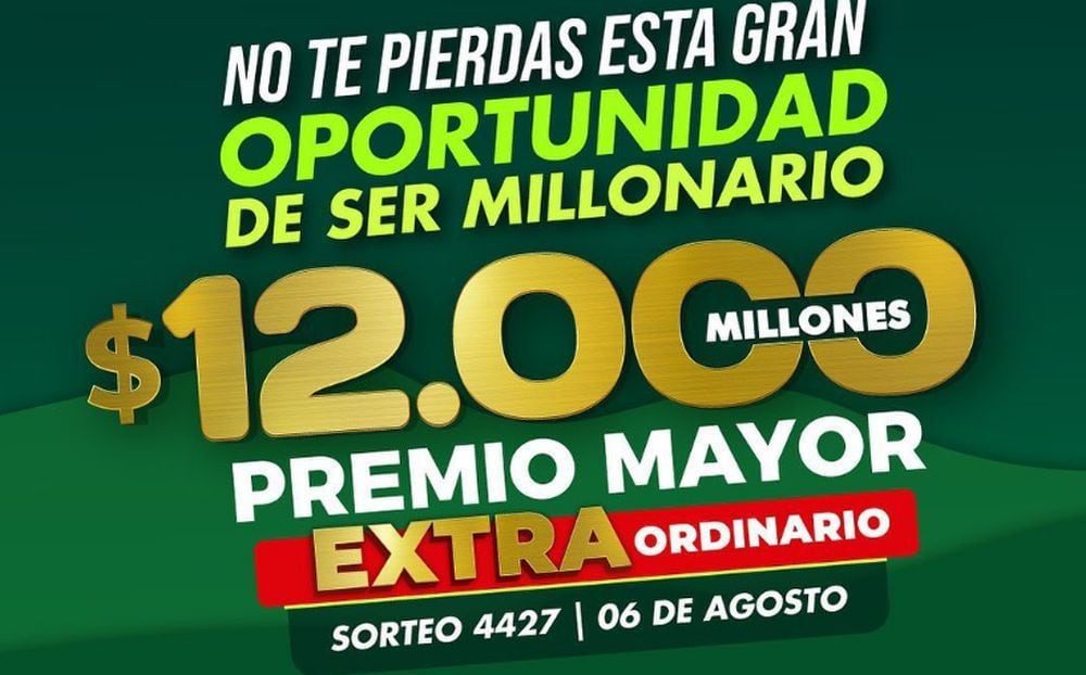 Resultados, Lotería Boyacá EN VIVO HOY Sorteo Extraordinario: ganadores del sábado 6 de agosto thumbnail