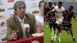 Germán Leguía dijo que Universitario de Deportes "aflojó" ante Ayacucho FC