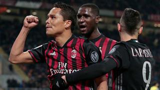 AC Milan venció 3-1 al Chievo Verona con doblete de Bacca por la fecha 27 de la Serie A de Italia
