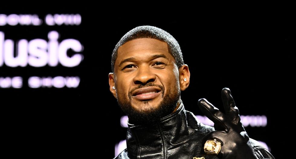 Las redes sociales tuvieron decisiones divididas con respecto a la actuación de Usher en el show de medio tiempo del Super Bowl LVIII. (Foto: AFP)