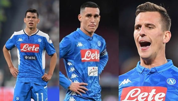 Napoli dejará ir a cinco futbolistas para la próxima temporada.