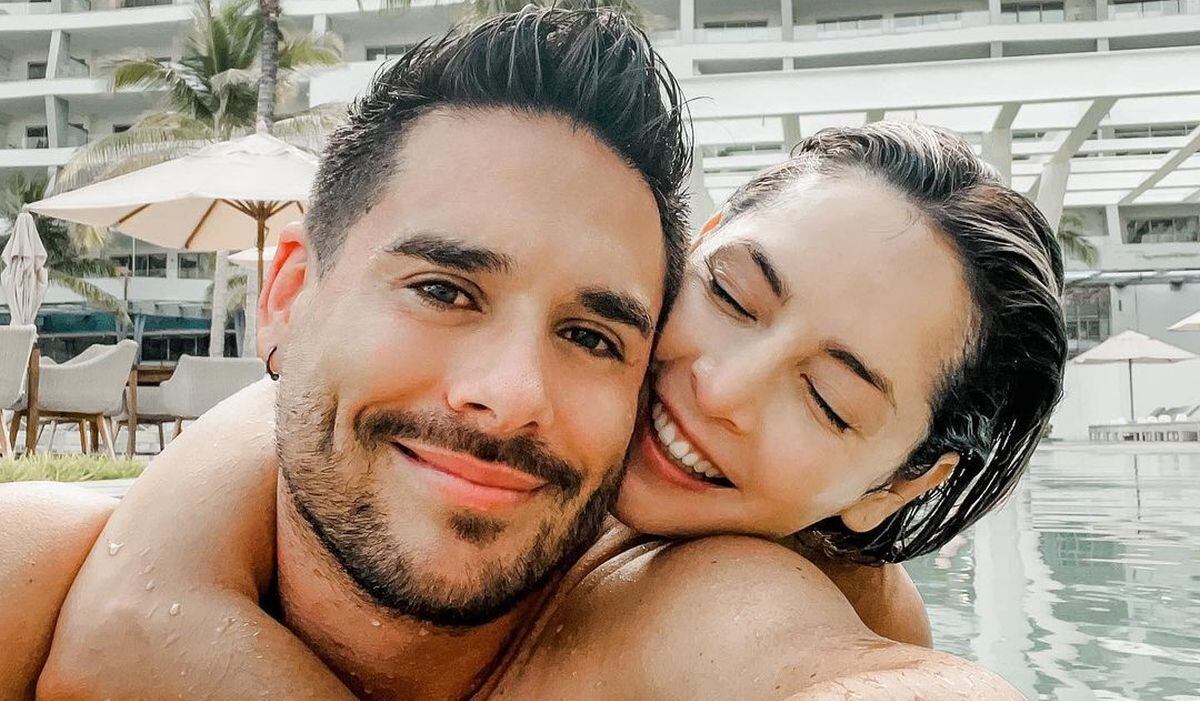 Hace unas semanas, Sebastián Caicedo llenó de halagos a su esposa en sus redes sociales, donde dijo que había logrado un cambio en su vida (Foto: Carmen Villalobos / Instagram)
