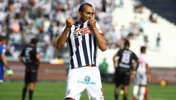 Hernán Barcos mostró su confianza en el equipo, para lo que resta de la Copa Libertadores. (Foto: Liga de Fútbol Profesional)
